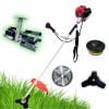 Brush Cutter 4 Stroke 35cc Petrol engine Side Pack Crop / Grass Cutter Machine Gx35 Type with Weeder Attachment 4 Stroke Brush Cutters Insight Agrotech